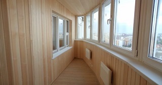 Внутренняя отделка лоджии Орел, цена от 212 руб. м2